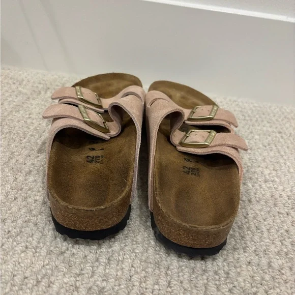 Birkenstock Arizona Pink Suede Sandals - Picture 5 of 5
